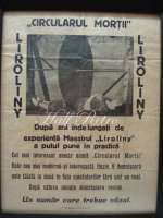 Afiş vechi - reclamă la un număr de circ